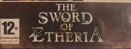 The Sword of Etheria, the PEGI square on its front