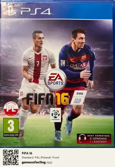 FIFA 16 PlayStation 4, Poland box front