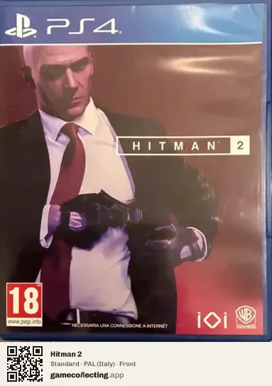 Hitman 2 PlayStation 4, Italy box front