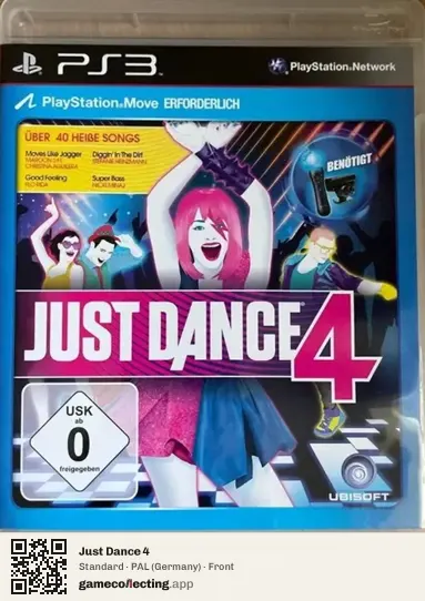 Just Dance 4 PlayStation 3, Germany box front