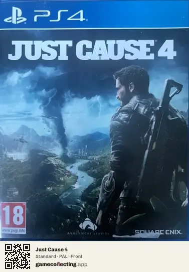 Just Cause 4 PlayStation 4, PAL box front