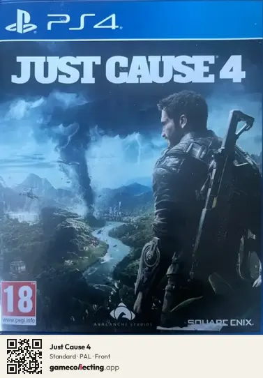 Just Cause 4 PlayStation 4, PAL box front