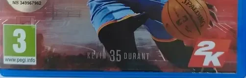 NBA 2K15, the USK square on its front