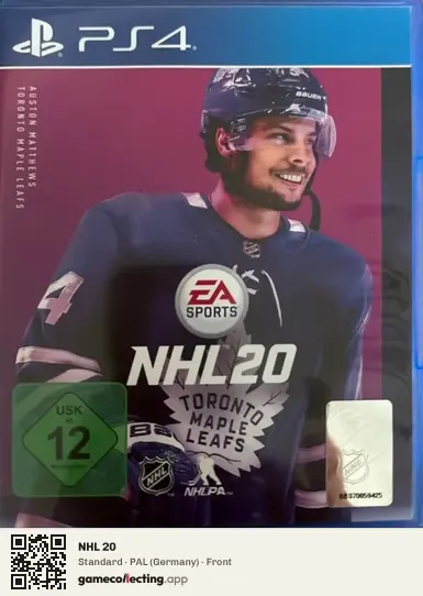 NHL 20 PlayStation 4, Germany box front