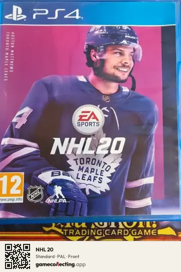 NHL 20 PlayStation 4, PAL box front