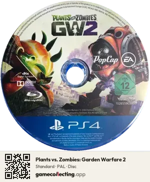 Plants vs. Zombies: Garden Warfare 2 PlayStation 4, PAL disc