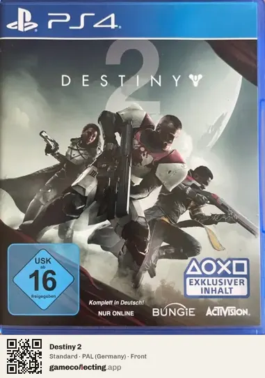 Destiny 2 PlayStation 4, Germany box front