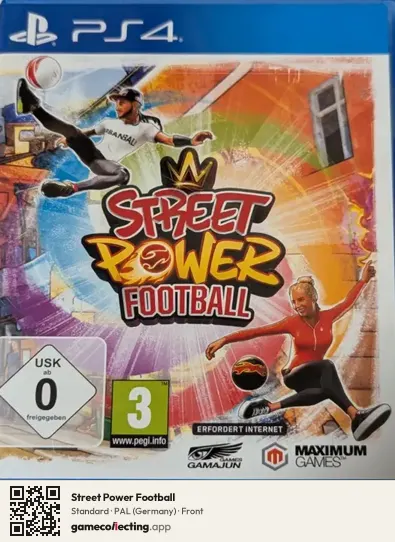 Street Power Football PlayStation 4, Germany box front