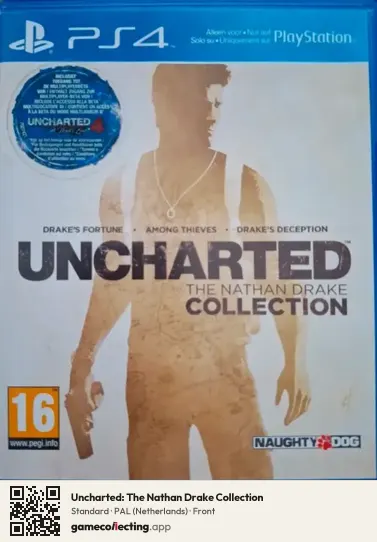 Uncharted: The Nathan Drake Collection PlayStation 4, Netherlands box front