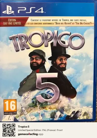Tropico 5 PlayStation 4, France box front
