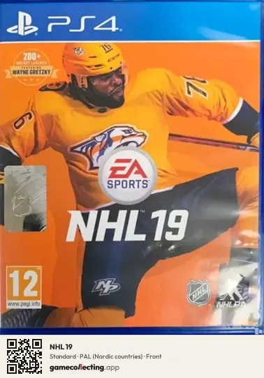NHL 19 PlayStation 4, Nordic countries box front