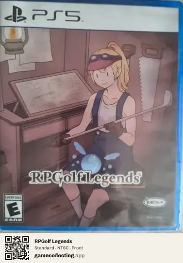 RPGolf Legends PlayStation 5, NTSC box front