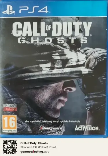 Call of Duty: Ghosts PlayStation 4, Poland box front
