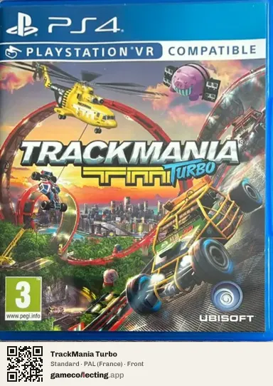 TrackMania Turbo PlayStation 4, France box front