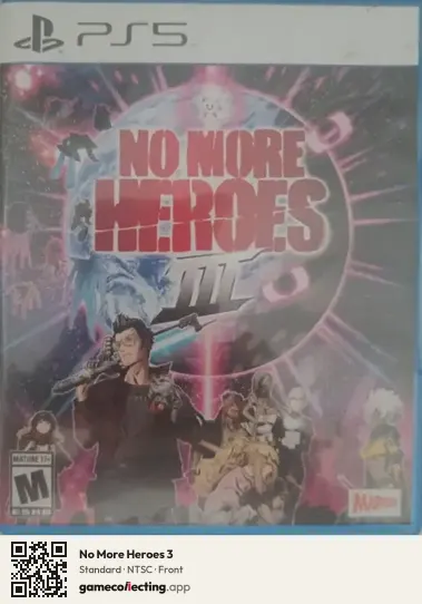 No More Heroes 3 PlayStation 5, NTSC box front