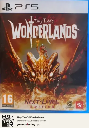 Tiny Tina's Wonderlands PlayStation 5, Poland box front
