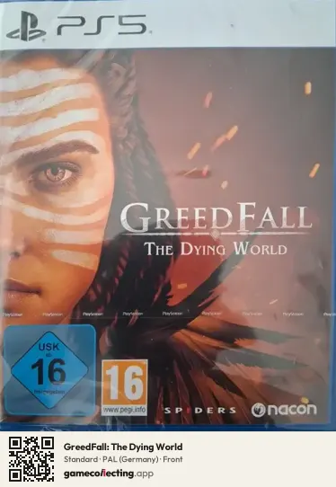 GreedFall: The Dying World PlayStation 5, Germany box front