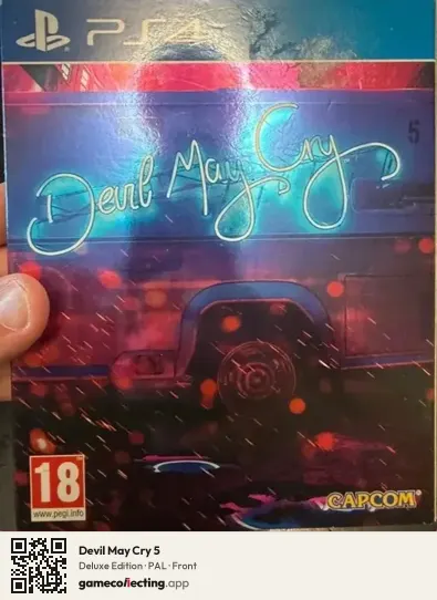 Devil May Cry 5 PlayStation 4, PAL box front