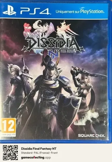 Dissidia Final Fantasy NT PlayStation 4, France box front