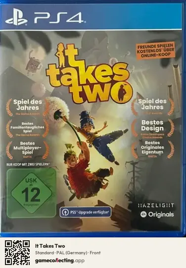 It Takes Two PlayStation 4, Germany box front