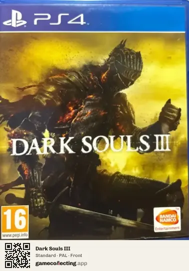Dark Souls III PlayStation 4, PAL box front