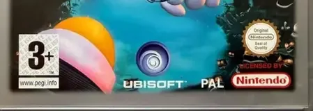 Rayman 3: Hoodlum Havoc, the PEGI square on its front