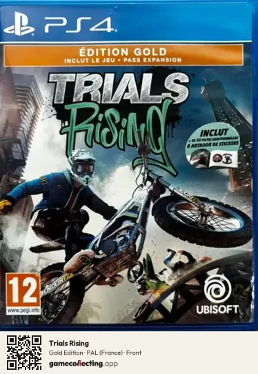 Trials Rising PlayStation 4, France box front