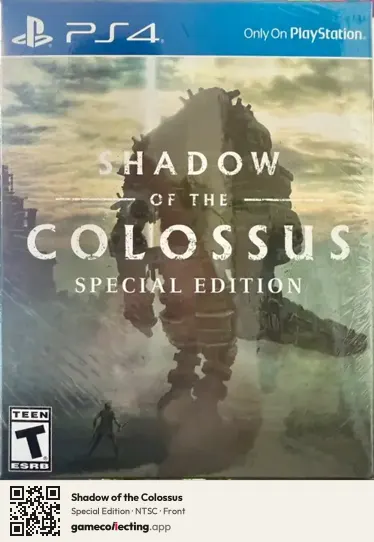 Shadow of the Colossus PlayStation 4, NTSC box front