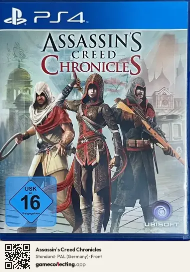 Assassin's Creed Chronicles PlayStation 4, Germany box front
