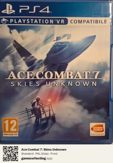 Ace Combat 7: Skies Unknown PlayStation 4, Italy box front
