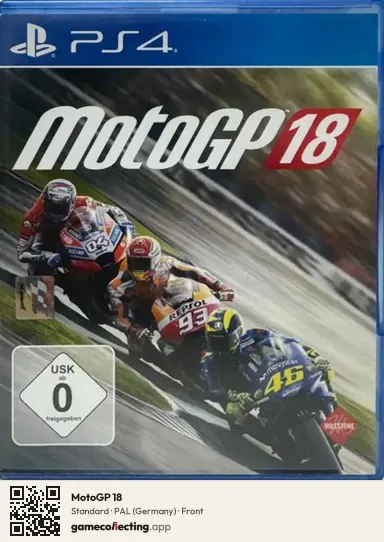 MotoGP 18 PlayStation 4, Germany box front