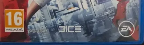 Mirror's Edge Catalyst, the USK square on its front