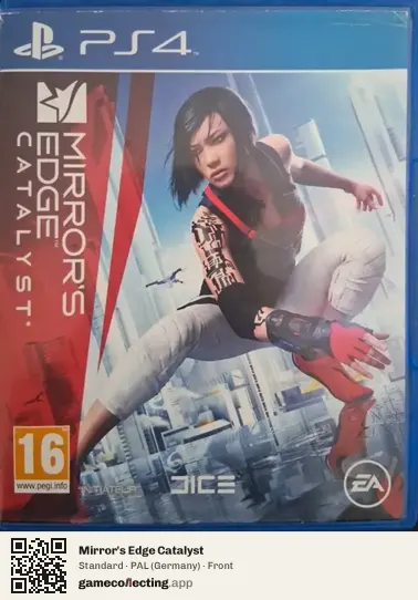 Mirror's Edge Catalyst PlayStation 4, Germany box front