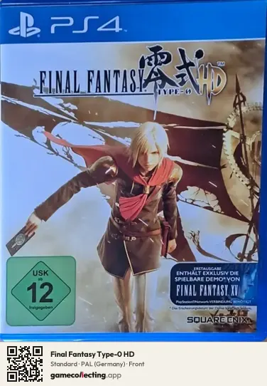 Final Fantasy Type-0 HD PlayStation 4, Germany box front