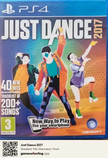 Just Dance 2017 PlayStation 4, Germany box front
