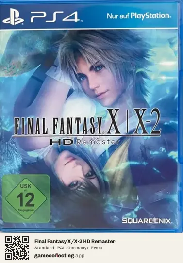 Final Fantasy X/X-2 HD Remaster PlayStation 4, Germany box front
