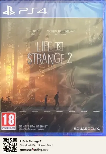 Life is Strange 2 PlayStation 4, Spain box front