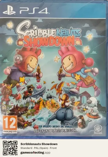 Scribblenauts Showdown PlayStation 4, Spain box front