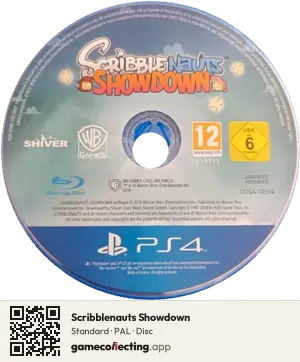 Scribblenauts Showdown PlayStation 4, PAL disc