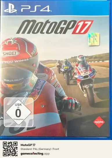MotoGP 17 PlayStation 4, Germany box front