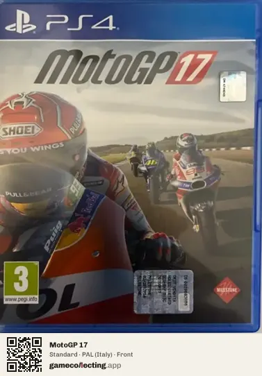 MotoGP 17 PlayStation 4, Italy box front