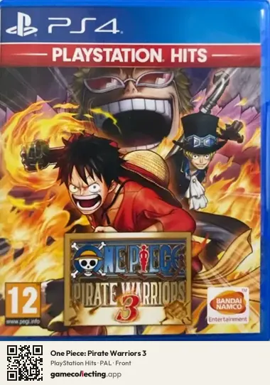 One Piece: Pirate Warriors 3 PlayStation 4, PAL box front