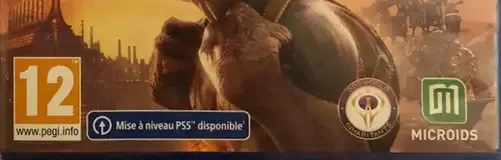 Oddworld: Soulstorm, the PEGI square on its front