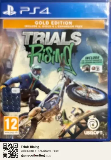 Trials Rising PlayStation 4, Italy box front