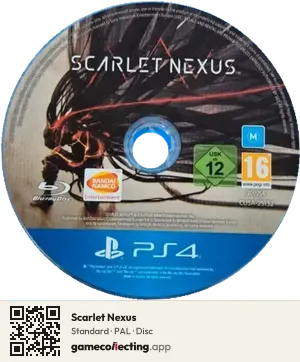 Scarlet Nexus PlayStation 4, PAL disc
