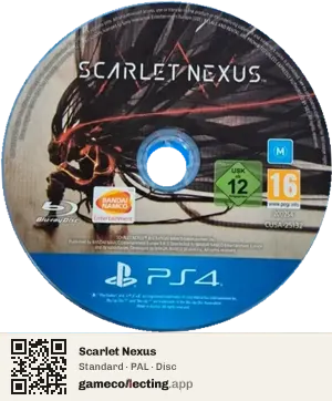Scarlet Nexus PlayStation 4, PAL disc