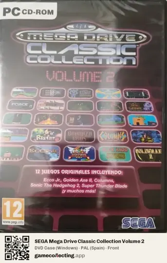 SEGA Mega Drive Classic Collection Volume 2 Computer, Spain box front