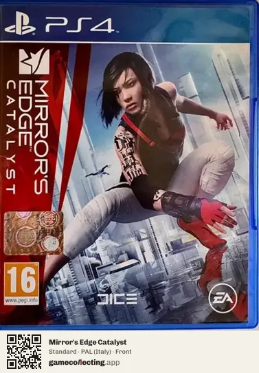 Mirror's Edge Catalyst PlayStation 4, Italy box front
