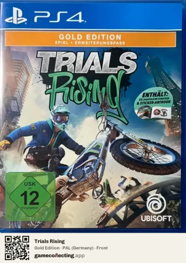 Trials Rising PlayStation 4, Germany box front
