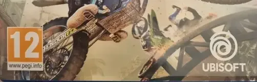 Trials Rising, the PEGI square on its front
